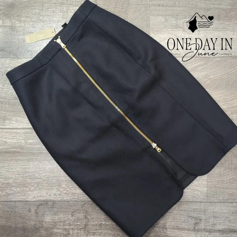 J.Crew Petite Wool Pencil Skirt Size 2P - Picture 1 of 5